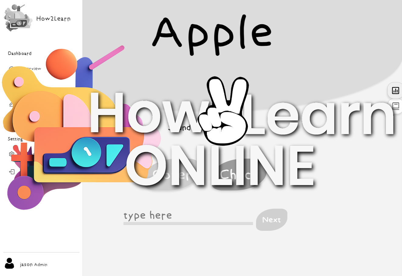 How2Learn Logo